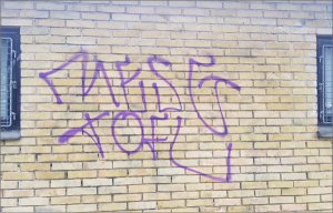 Antigraffiti behandling ved risiko for nye tags